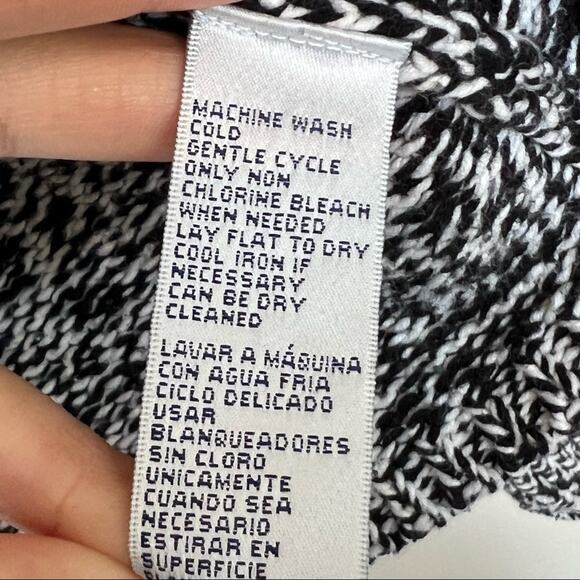 Jones New York Country sweater M gray heather split collar pullover - Picture 7 of 8